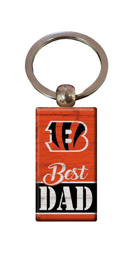 Fan Creations Home Decor Cincinnati Bengals  Best Dad Keychain