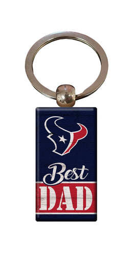 Fan Creations Home Decor Houston Texans  Best Dad Keychain