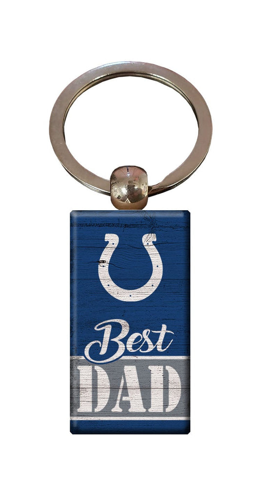 Fan Creations Home Decor Indianapolis Colts  Best Dad Keychain