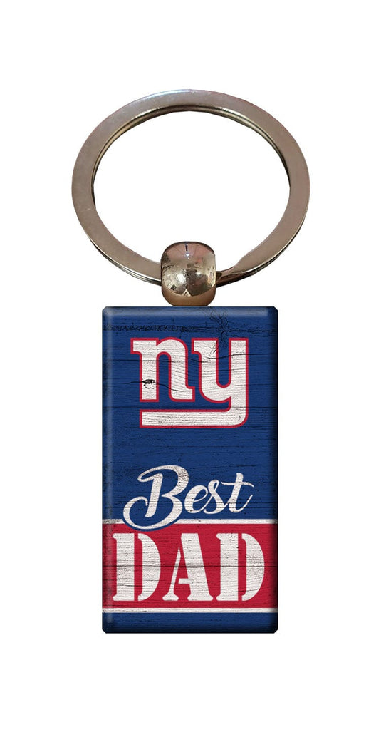 Fan Creations Home Decor New York Giants  Best Dad Keychain