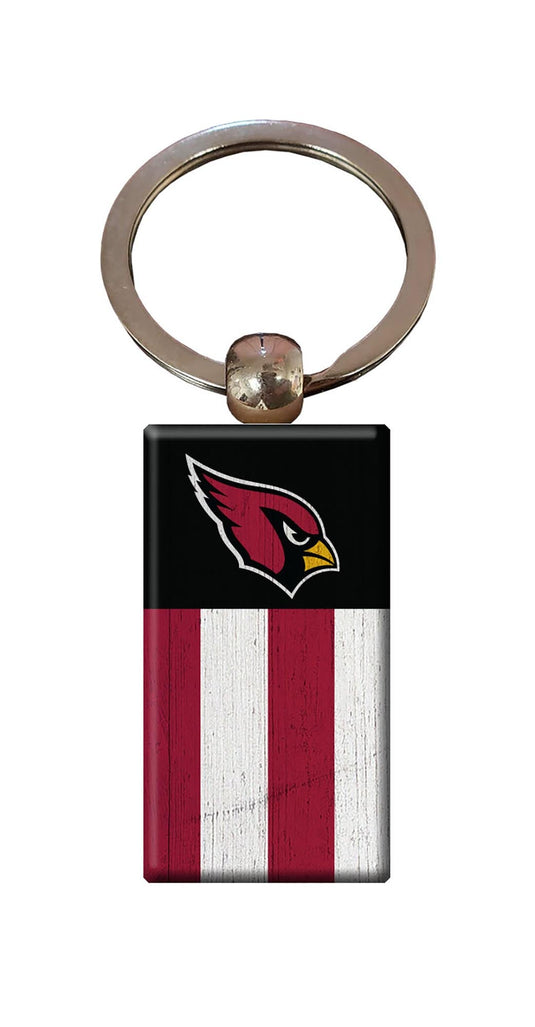 Fan Creations Home Decor Arizona Cardinals  Rectangle Flag Keychain