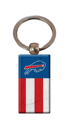 Fan Creations Home Decor Buffalo Bills  Rectangle Flag Keychain