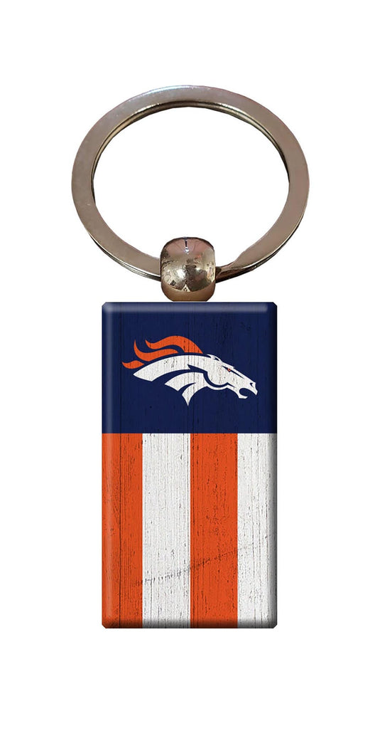 Fan Creations Home Decor Denver Broncos  Rectangle Flag Keychain