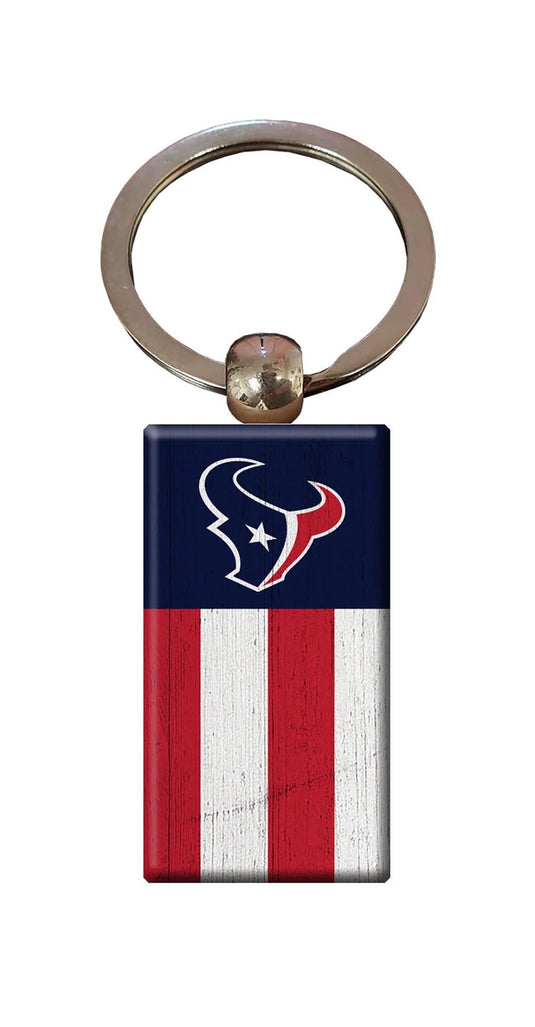 Fan Creations Home Decor Houston Texans  Rectangle Flag Keychain