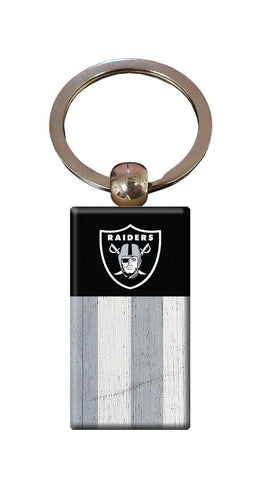 Fan Creations Home Decor Las Vegas Raiders  Rectangle Flag Keychain