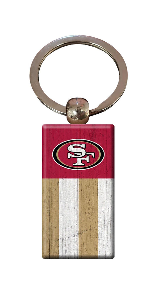 Fan Creations Home Decor San Francisco 49ers  Rectangle Flag Keychain