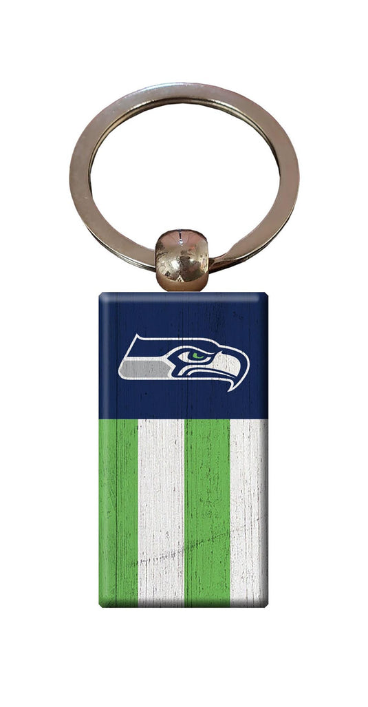 Fan Creations Home Decor Seattle Seahawks  Rectangle Flag Keychain