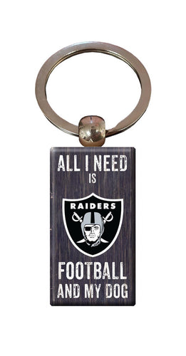 Fan Creations Home Decor Las Vegas Raiders  All I Need Keychain