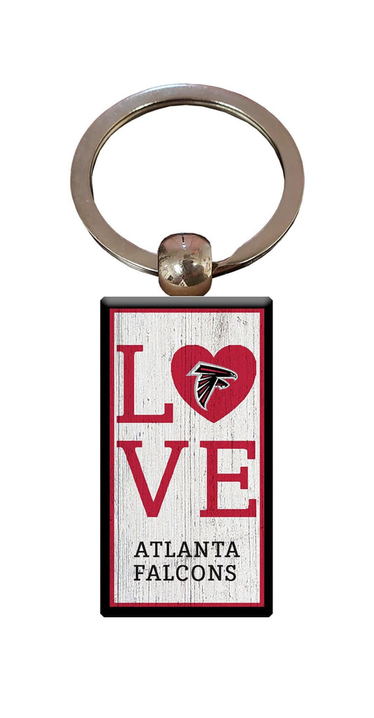 Fan Creations Home Decor Atlanta Falcons  Love Keychain