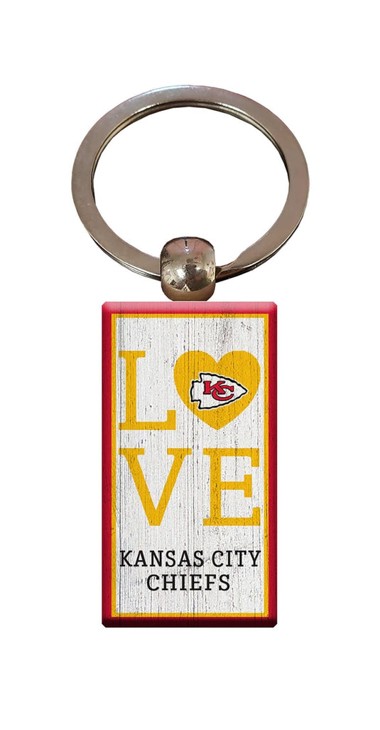 Fan Creations Home Decor Kansas City Chiefs  Love Keychain