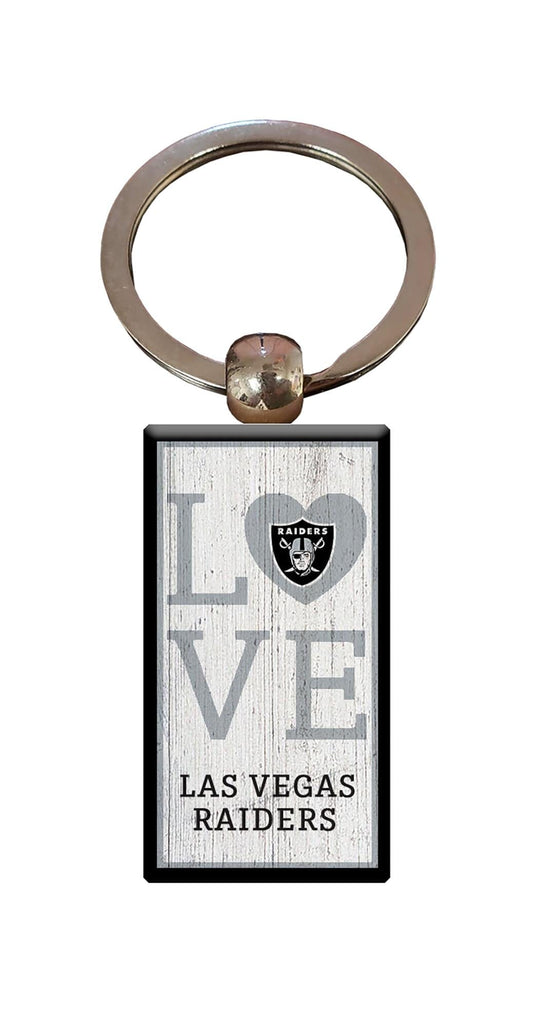 Fan Creations Home Decor Las Vegas Raiders  Love Keychain