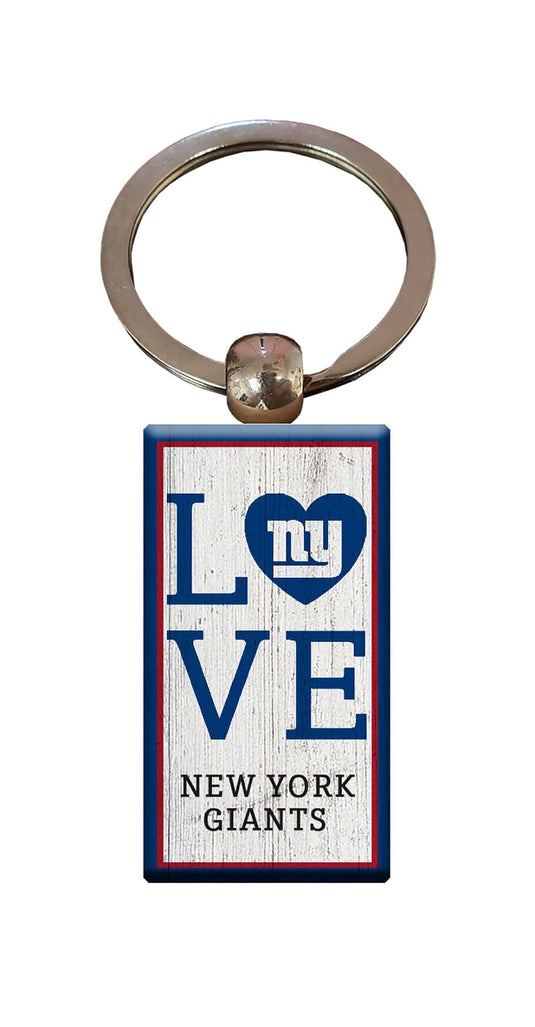 Fan Creations Home Decor New York Giants  Love Keychain