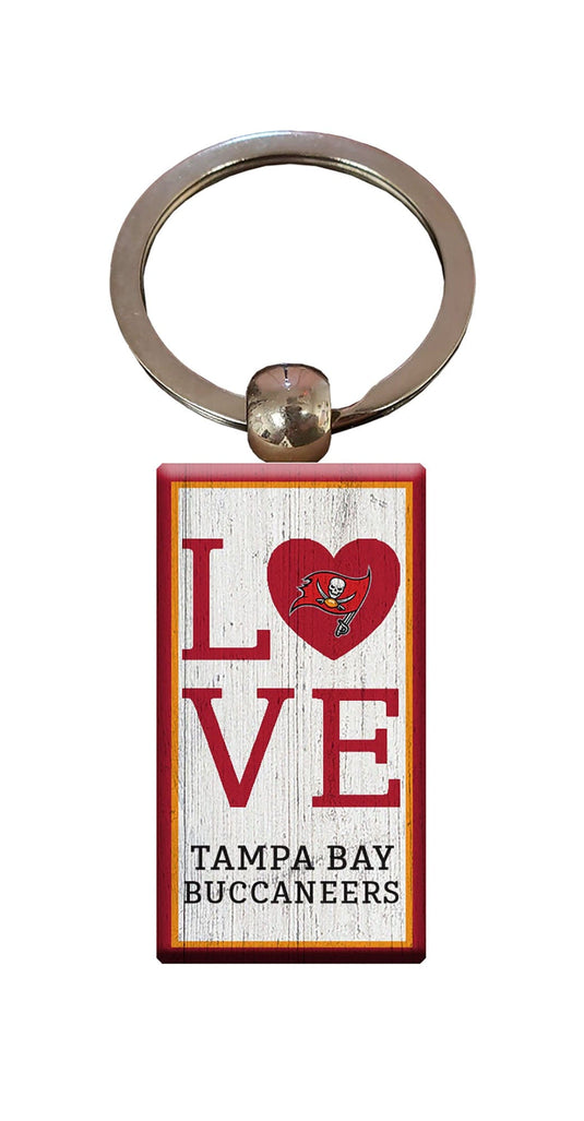 Fan Creations Home Decor Tampa Bay Buccaneers  Love Keychain