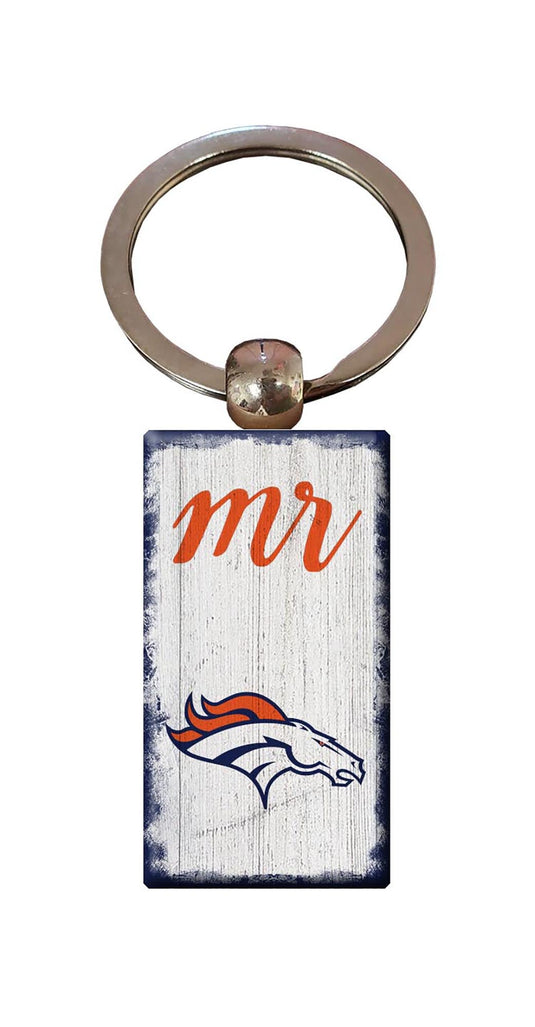 Fan Creations Home Decor Denver Broncos  Script Mr Keychain