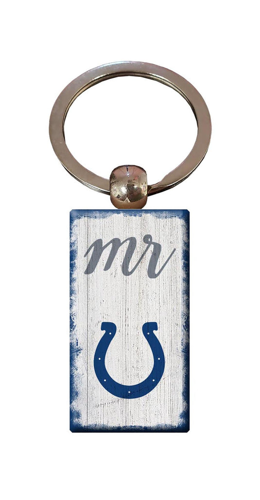 Fan Creations Home Decor Indianapolis Colts  Script Mr Keychain