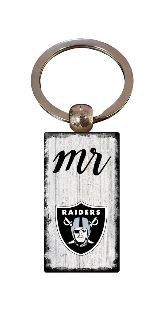 Fan Creations Home Decor Las Vegas Raiders  Script Mr Keychain