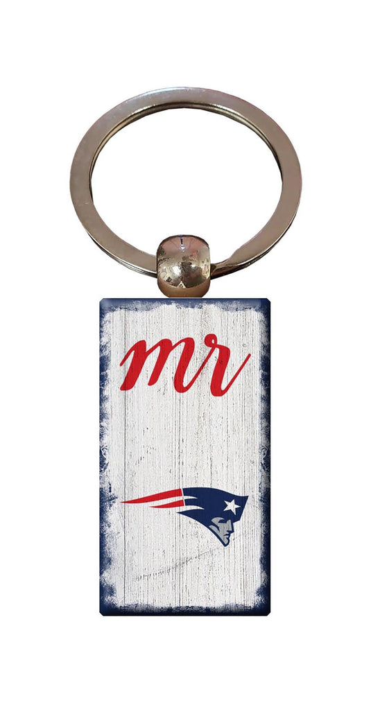Fan Creations Home Decor New England Patriots  Script Mr Keychain