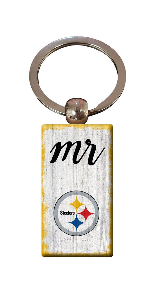 Fan Creations Home Decor Pittsburgh Steelers  Script Mr Keychain