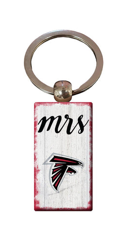 Fan Creations Home Decor Atlanta Falcons  Script Mrs Keychain