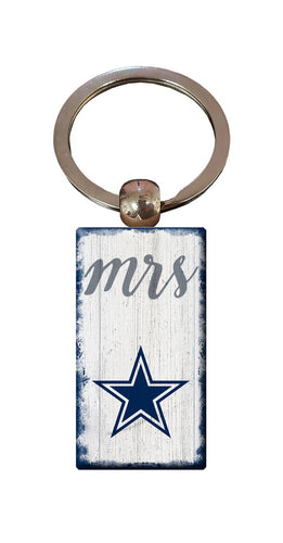 Fan Creations Home Decor Dallas Cowboys  Script Mrs Keychain