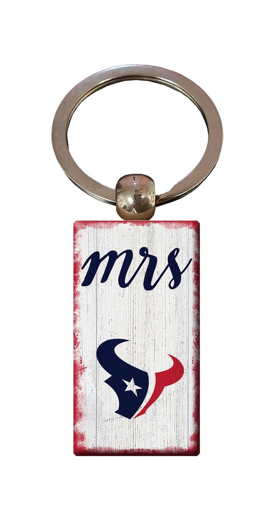 Fan Creations Home Decor Houston Texans  Script Mrs Keychain