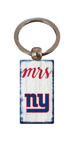 Fan Creations Home Decor New York Giants  Script Mrs Keychain