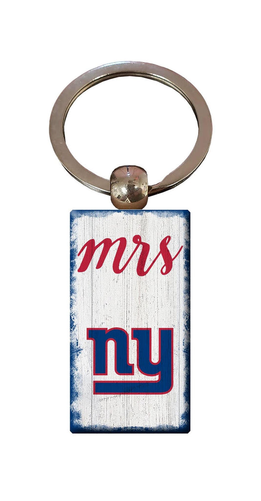 Fan Creations Home Decor New York Giants  Script Mrs Keychain