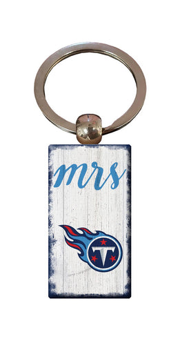 Fan Creations Home Decor Tennessee Titans  Script Mrs Keychain