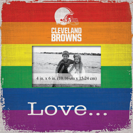 Fan Creations Home Decor Cleveland Browns  Love Pride 10x10 Frame