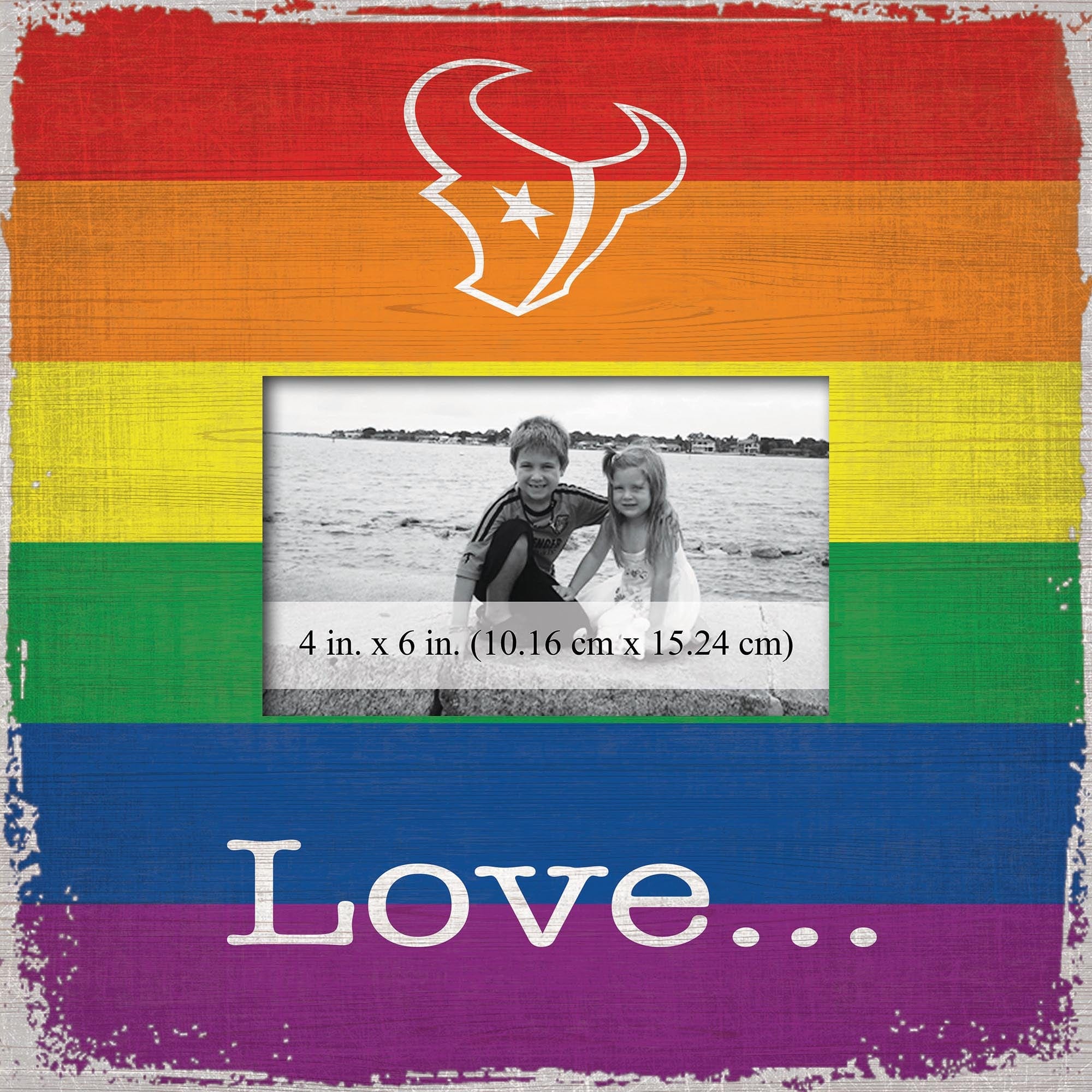 Houston Texans Love Pride 10x10 Frame – Fan Creations GA