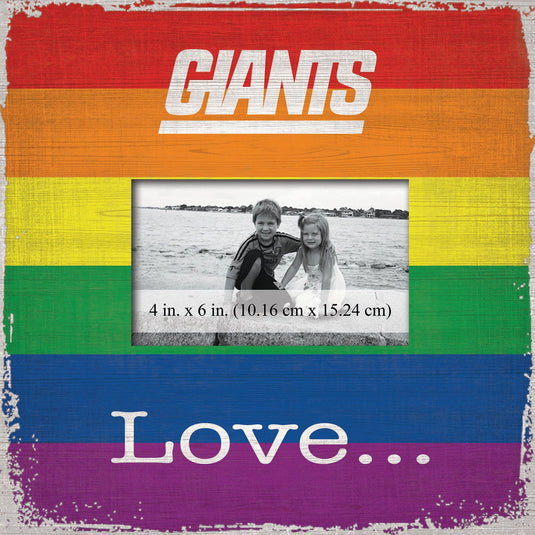 Fan Creations Home Decor New York Giants  Love Pride 10x10 Frame