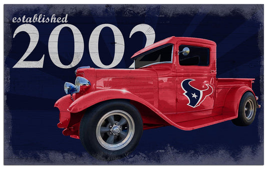 Fan Creations Home Decor Houston Texans  Established Truck 11x19