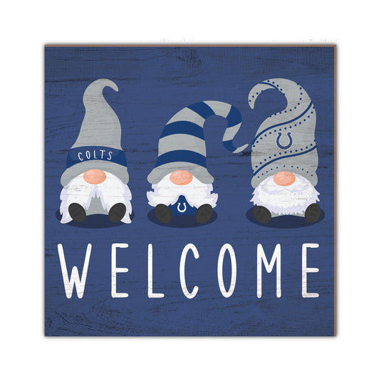 Fan Creations Home Decor Indianapolis Colts   Welcome Gnomes