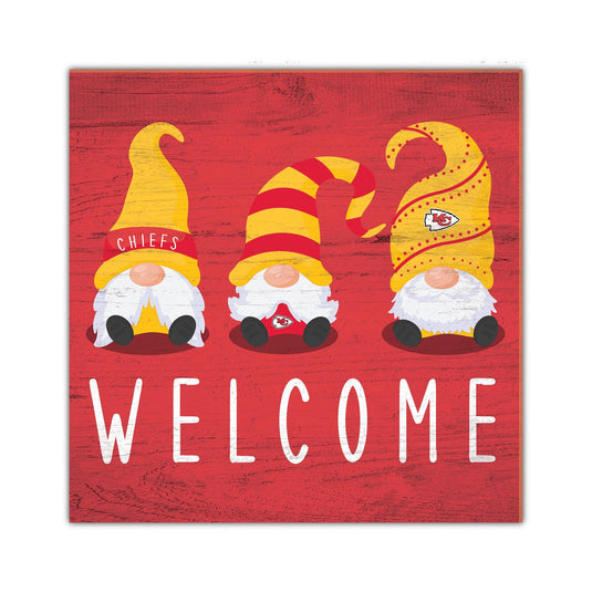 Fan Creations Home Decor Kansas City Chiefs   Welcome Gnomes