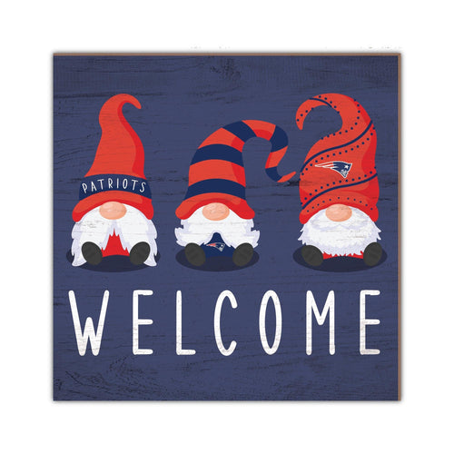 Fan Creations Home Decor New England Patriots   Welcome Gnomes