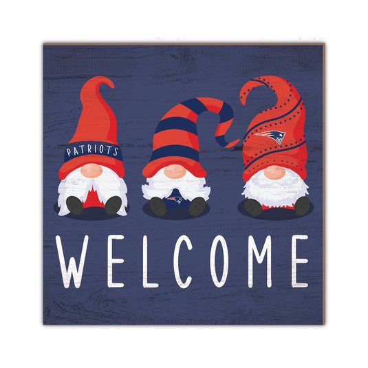 Fan Creations Home Decor New England Patriots   Welcome Gnomes