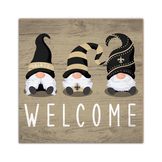 Fan Creations Home Decor New Orleans Saints   Welcome Gnomes