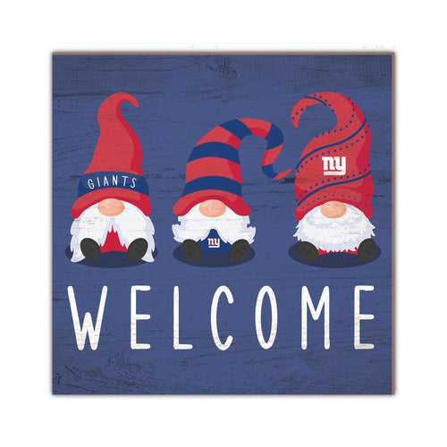 Fan Creations Home Decor New York Giants   Welcome Gnomes