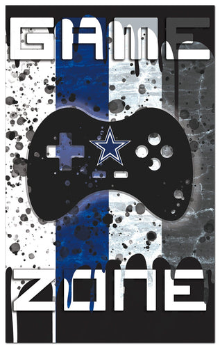 Fan Creations Home Decor Dallas Cowboys  Color Grunge Game Zone 11x19