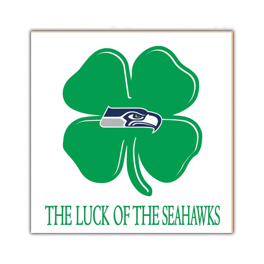 Fan Creations Home Decor Seattle Seahawks   Luck Of The Team 10x10