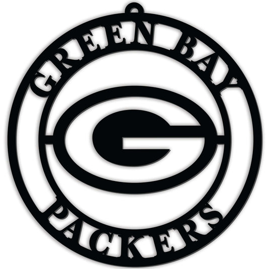 Fan Creations Wall Decor Green Bay Packers Silhouette Logo Cutout Circle