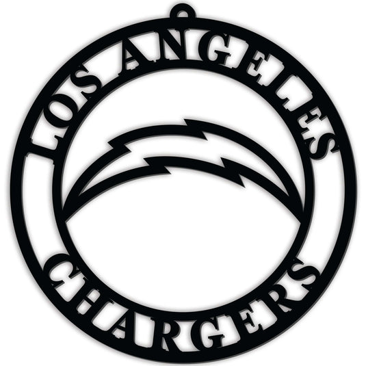 Fan Creations Wall Decor Los Angeles Chargers Silhouette Logo Cutout Circle