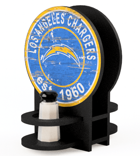 Fan Creations Decor Furniture Los Angeles Chargers Team Circle Napkin Holder