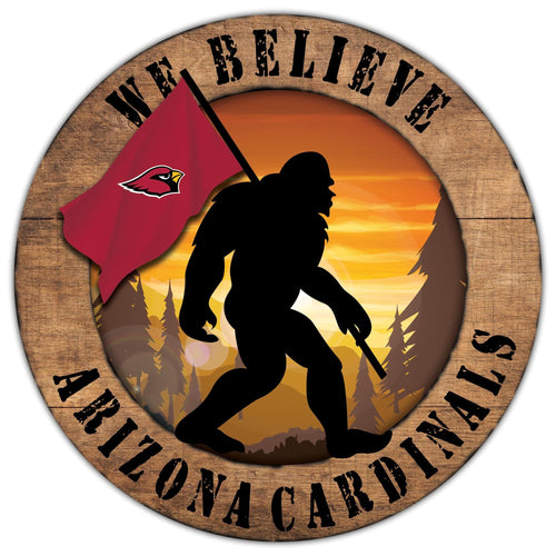 Fan Creations Wall Decor Arizona Cardinals Bigfoot 12in Circle