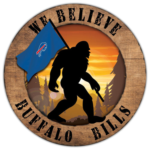 Fan Creations Wall Decor Buffalo Bills Bigfoot 12in Circle