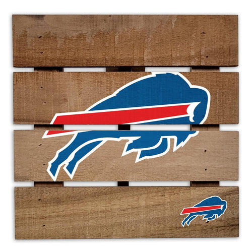 Fan Creations Gameday Food Buffalo Bills 8in Wooden Hotplate