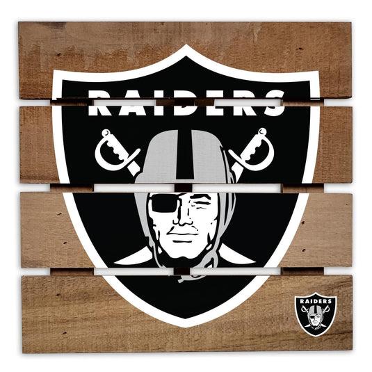 Fan Creations Gameday Food Las Vegas Raiders 8in Wooden Hotplate