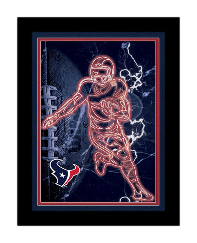 Fan Creations Wall Decor Houston Texans Neon Player 12x16