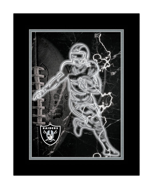 Fan Creations Wall Decor Las Vegas Raiders Neon Player 12x16