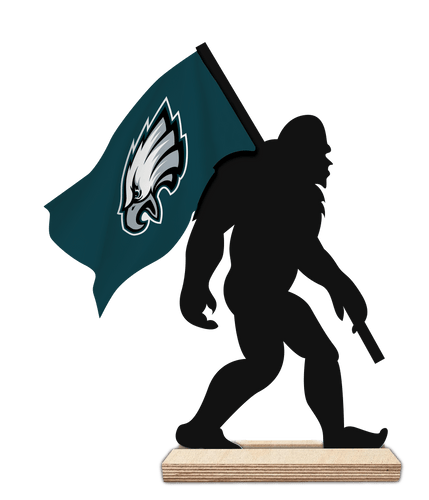 Fan Creations Home Decor Philadelphia Eagles 12inch Big Foot Cutout
